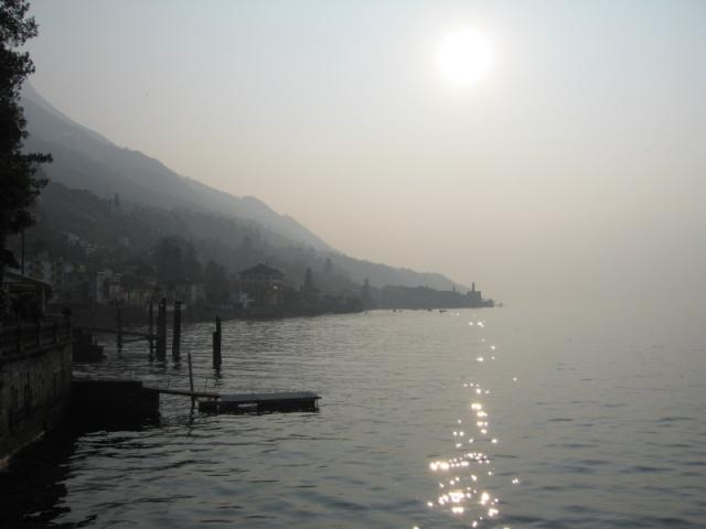 Am Nachmittag auf der anderen Seite des Lago Maggiore.