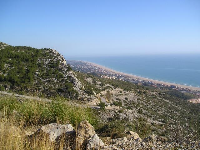 Von Castelldefells: Steilstück plus Küste.