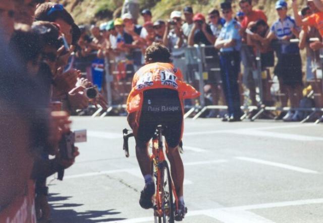Mayo gewinnt die Bergankunft in l'Alpe-d'HuezTour en France 2003Gunnar Albrecht