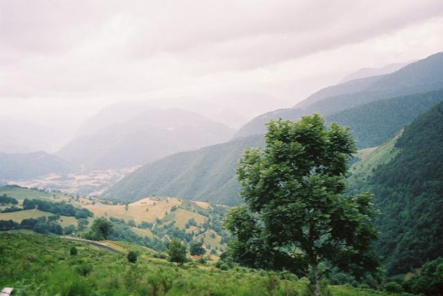 Ein Blick zur&uuml;ck ins Tal von Arreau