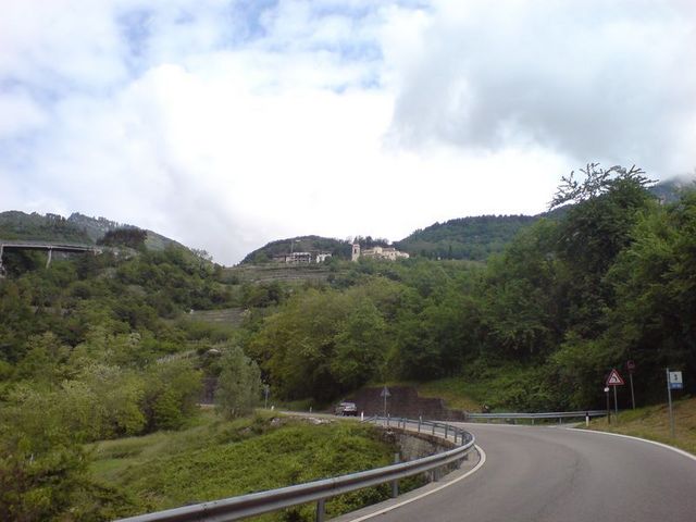 Passo Bordala - die ersten km bergauf.