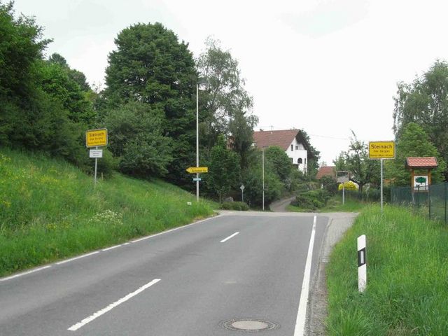 Ortseingang Berglen-Steinach.