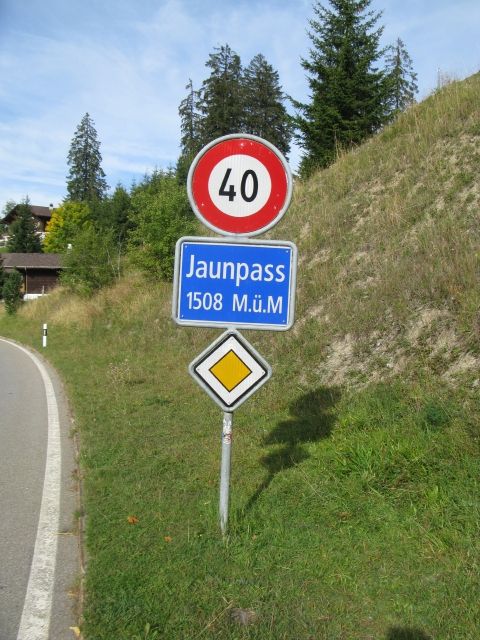 Passhöhe Jaunpass