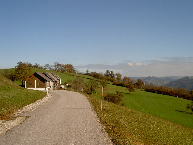 Straße von St. Leonhard zum Hochkogel