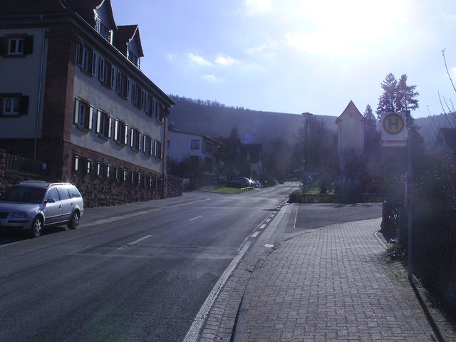 Anstieg aus Amorbach heraus