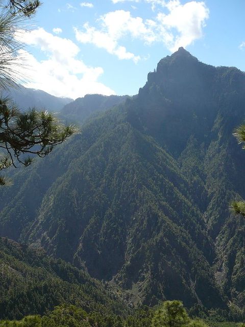 Blick zum Pico de las Nieves