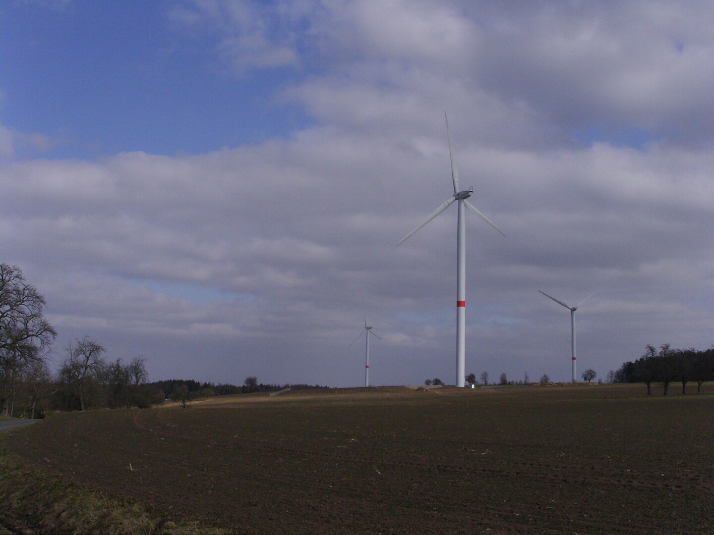 Windpark auf der Steinbacher Höhe.
