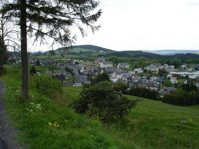 Blick zurück auf Oberweißbach