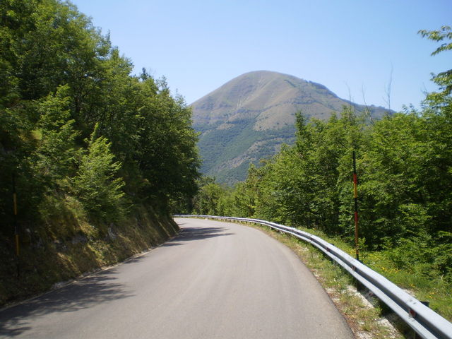 Westanfahrt: Unbekannter Berg.
