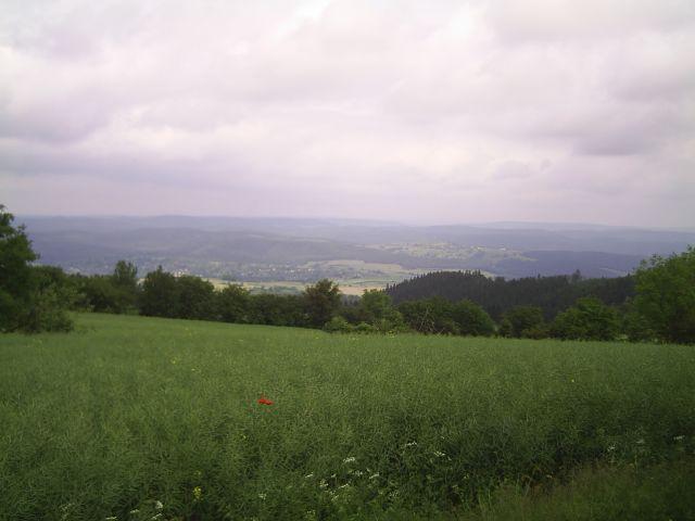 Blick nach Norden mit Königsee im Tal.