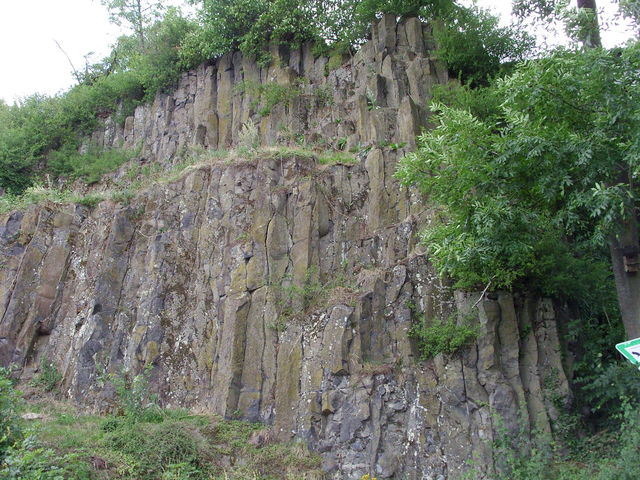 Basaltformation.