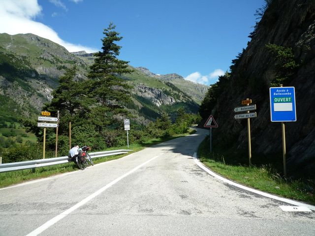 Junction of Plan du Lac climb