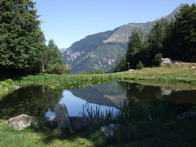 Der Dorfteich von Monti di Motti.