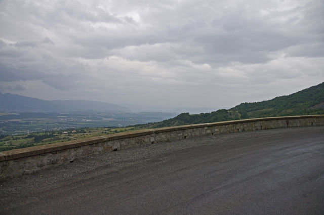 ...mit schönem Panorama über das Durance Tal.