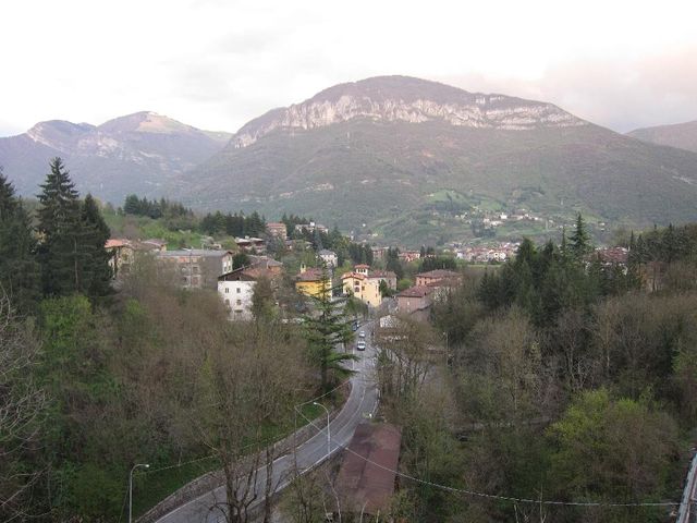 Passo del Colle Gallo, Blick auf die Bergkette im Osten.