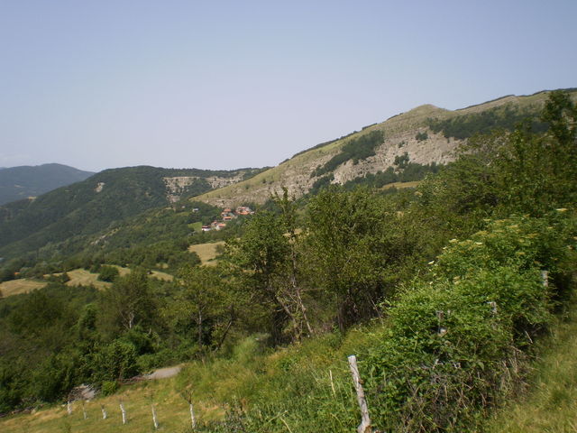 Tolle Landschaft auf der einen Seite der Scalucchia.