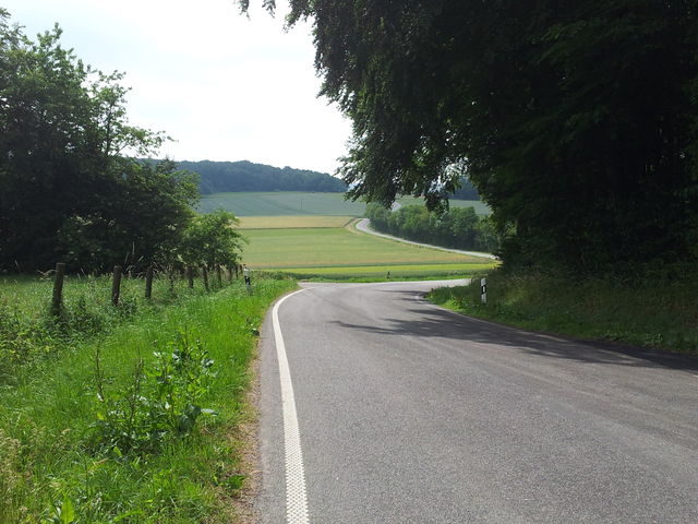Einsame Straßen im Saargau