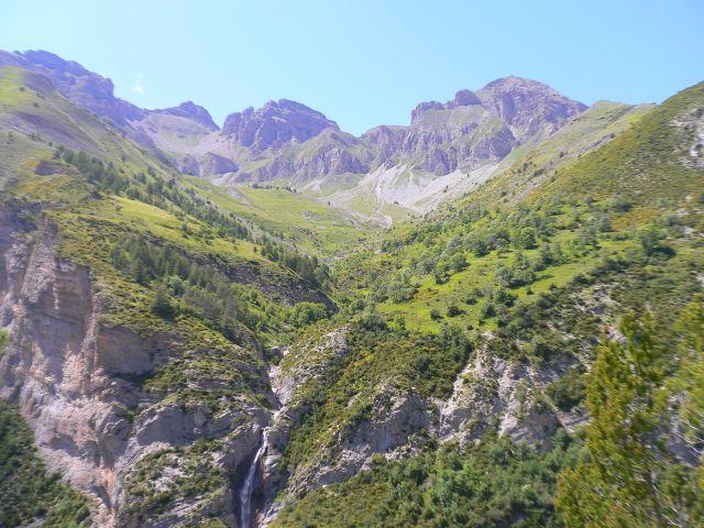 Landschaft am Col de la Cayolle .