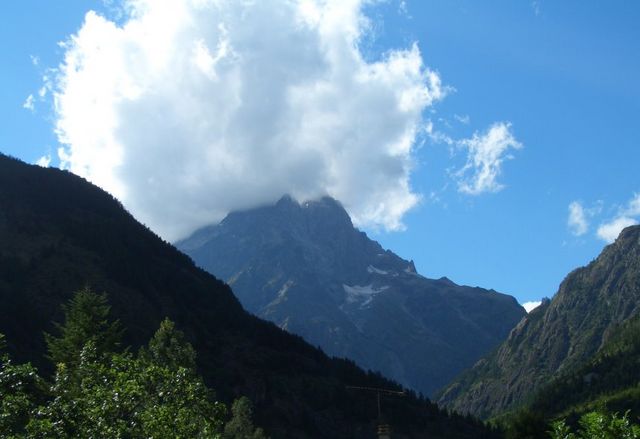 1. Blick zum Mt. Pelvoux