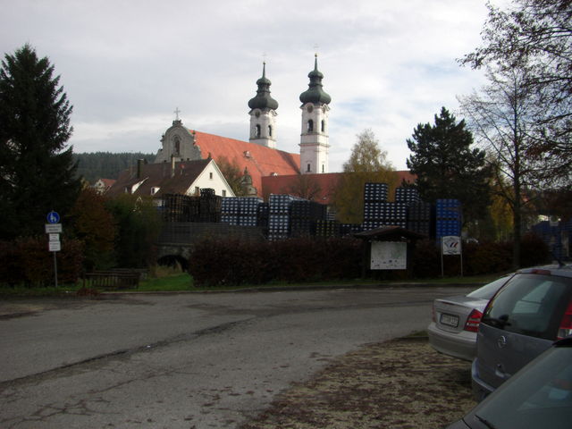 Start am Zwiefalter Kloster.