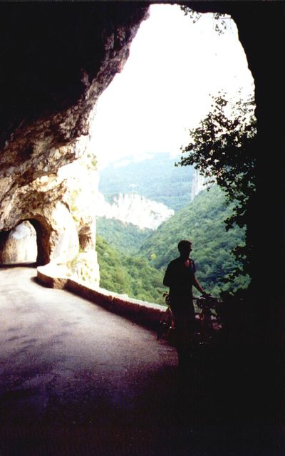 Straße durch den Gorges du Nan zum Col du Mont Noir.