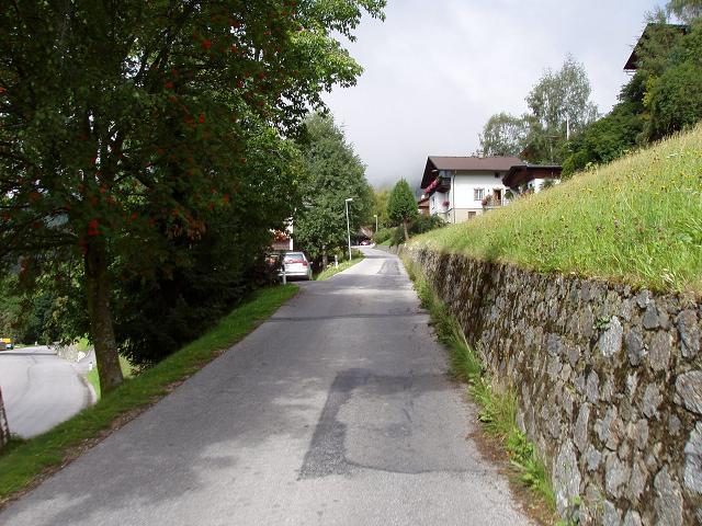 Abzweig in Bannberg.