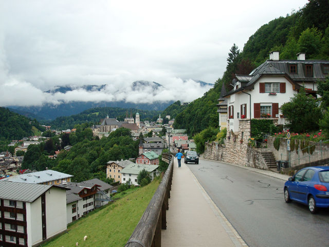 wolkenverhangenes Berchtesgaden