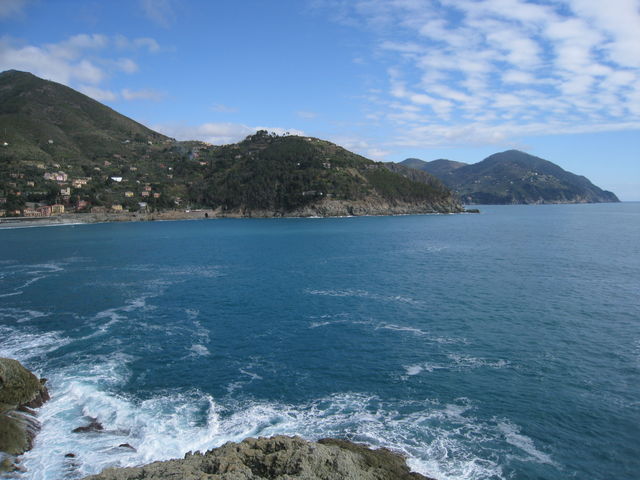 Herrliche Küste bei Bonassola.
(März 2009)