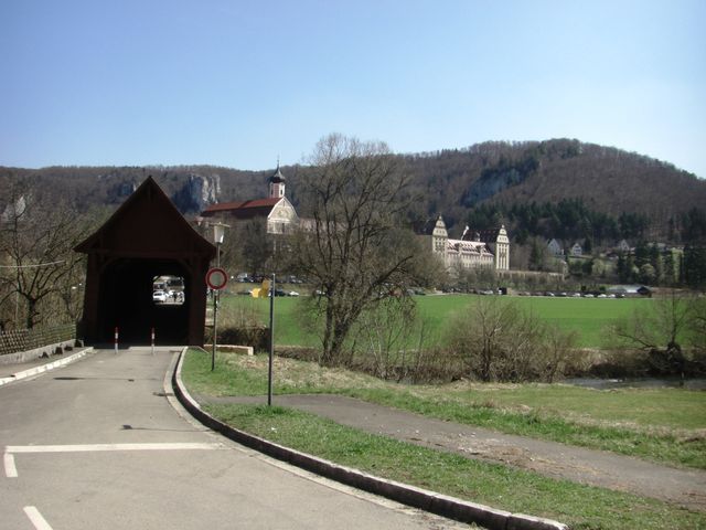 Holzbrücke bei Beuron.