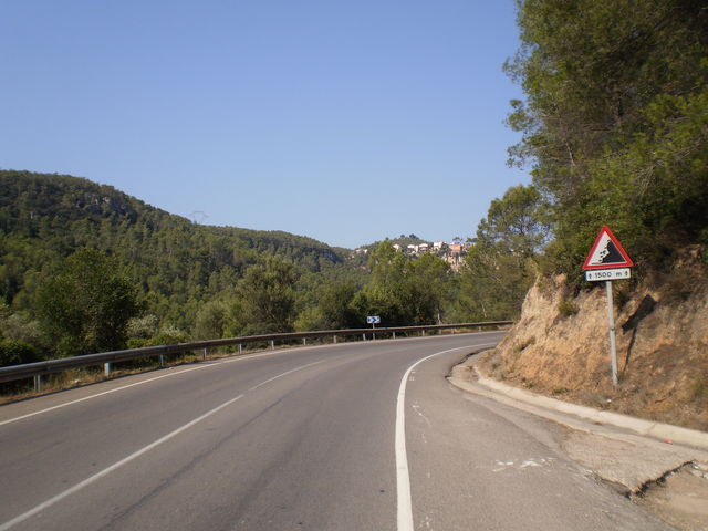 Richtung Corbera de Llobregat.