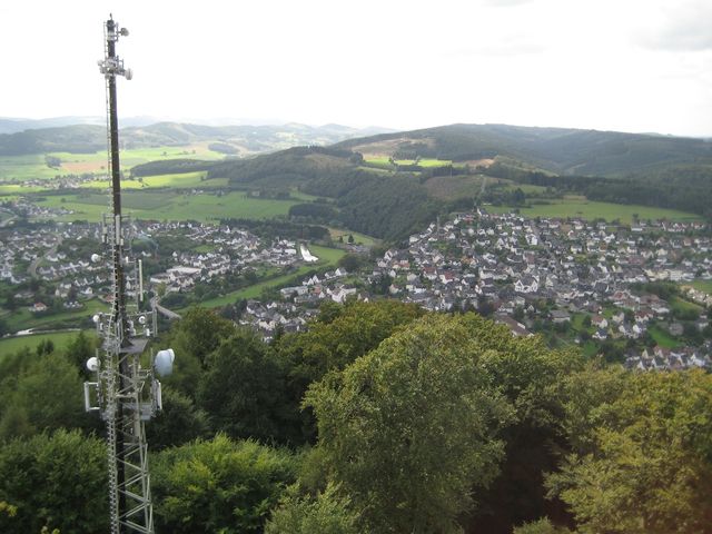 Küppel, Aussicht vom Turm Richtung Süden