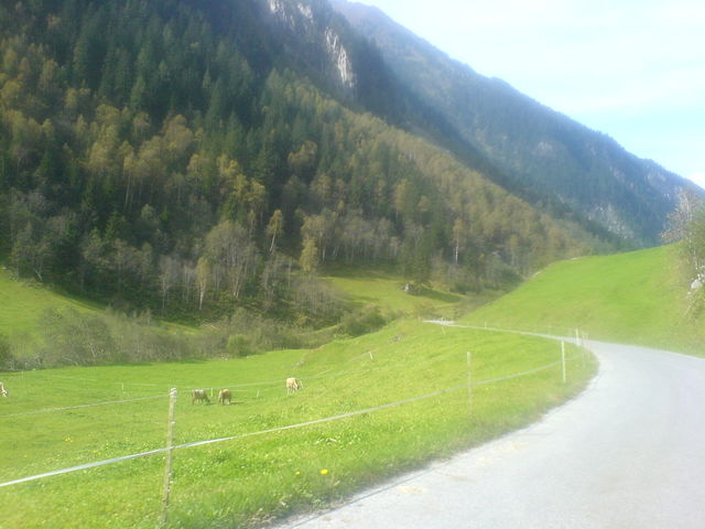 Auf der Rückfahrt nach Mayrhofen