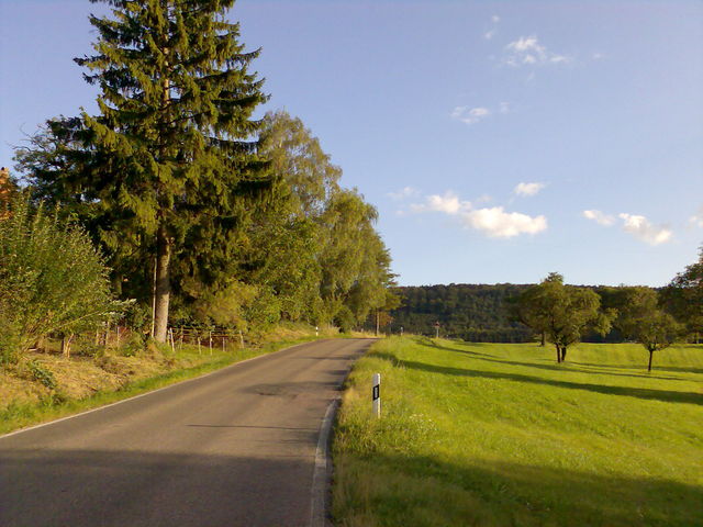 Blick zur "Passhöhe" Richtung Oberes Filstal