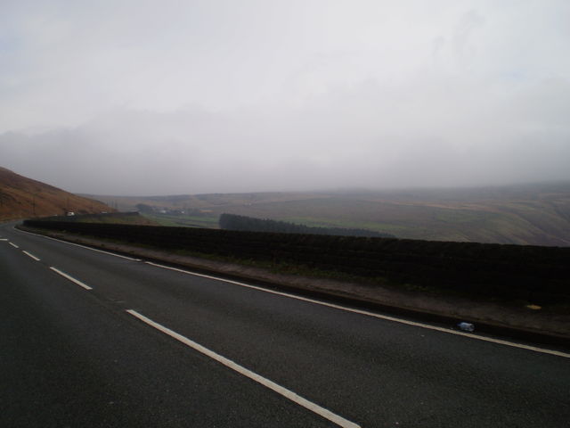 Westanfahrt: Über einem englischen Hochmoor muß natürlich düsterer Nebel wabern.