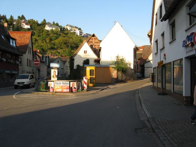 Auffahrt von Schriesheim - Startpunkt.