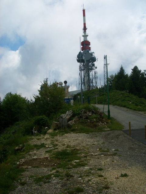 Mont du Chat - Die Sendestation .