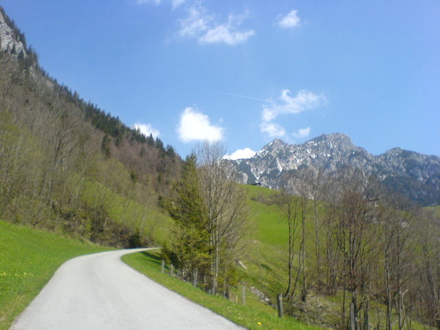 Blick auf die Berchtesgadener Alpen