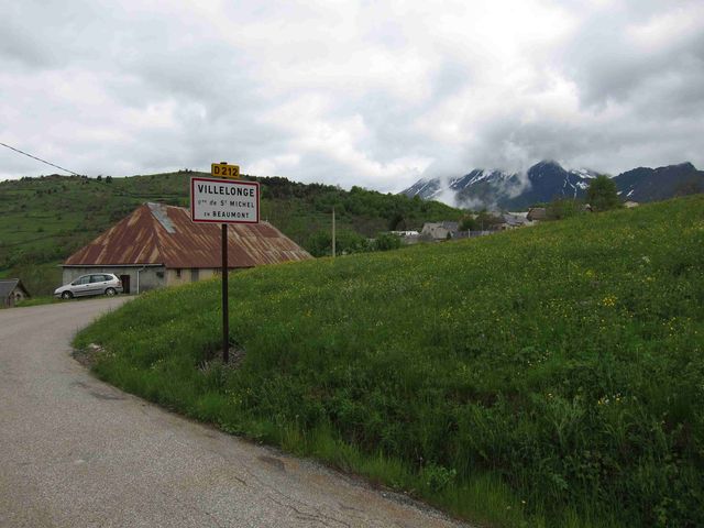 Col de Parquetout Start Südanstieg in Villelonge