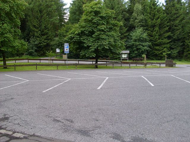 Wanderparkplatz.