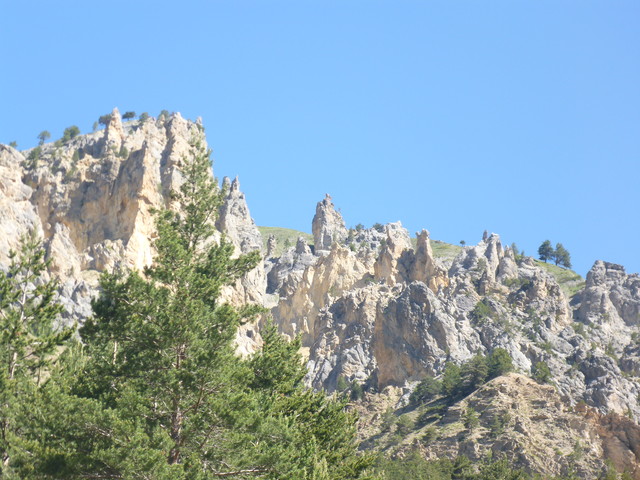 Casse Déserte ähnliche Strukturen oberhalb von Cervières