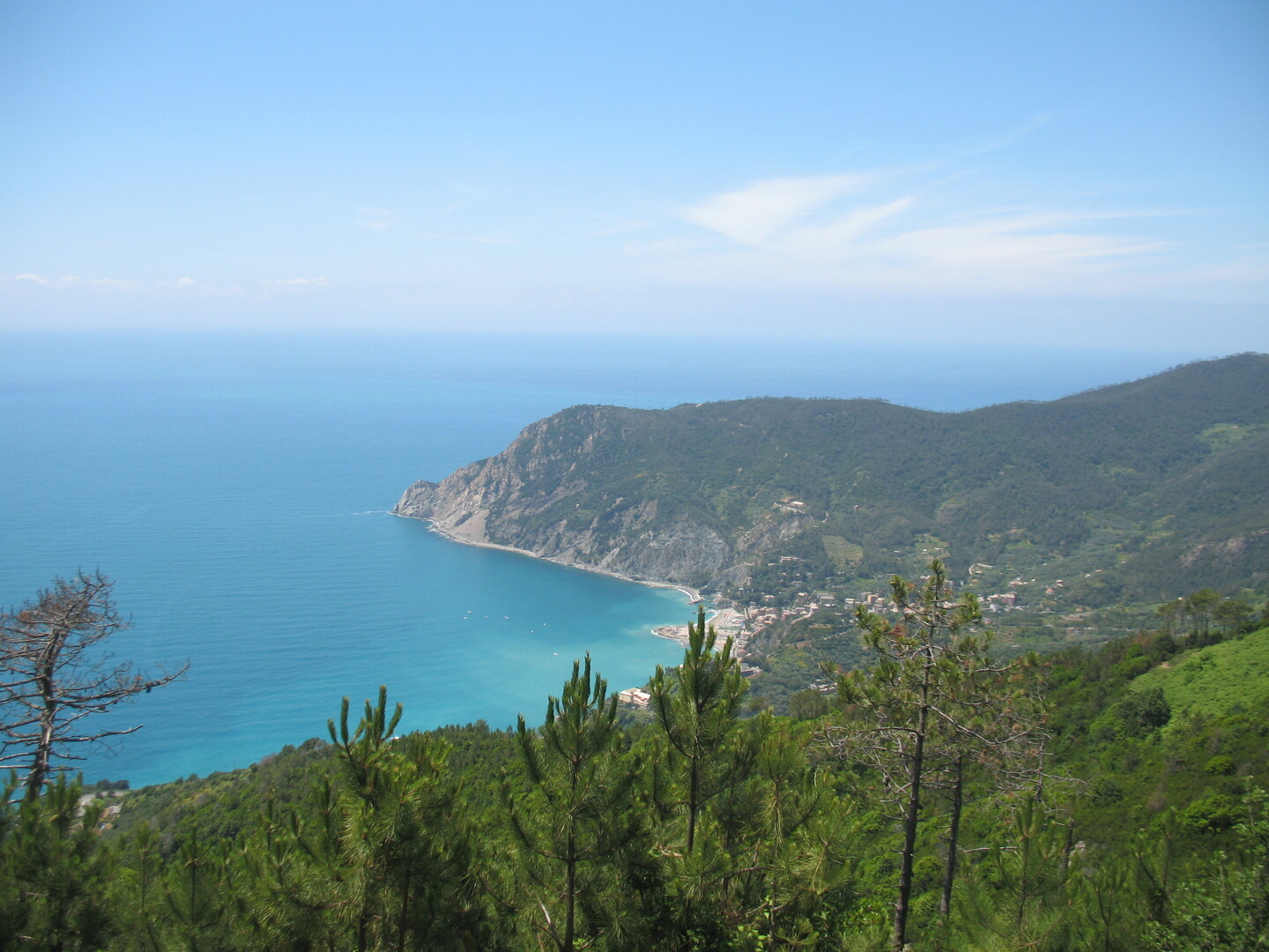 Blick auf die Bucht von Levanto...