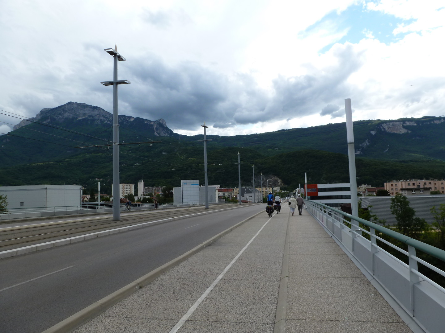 Grenoble Drac-Brücke mit Moucherotte