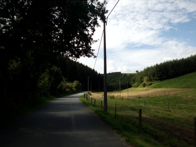 Abfahrt zwischen Bracht und Burg-Reuland