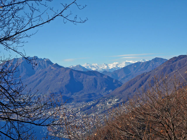 Monti della Gana, Blick auf 4000er und Lago.