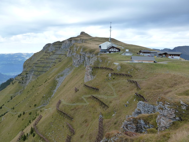 Gipfel und Bergstation Männlichen