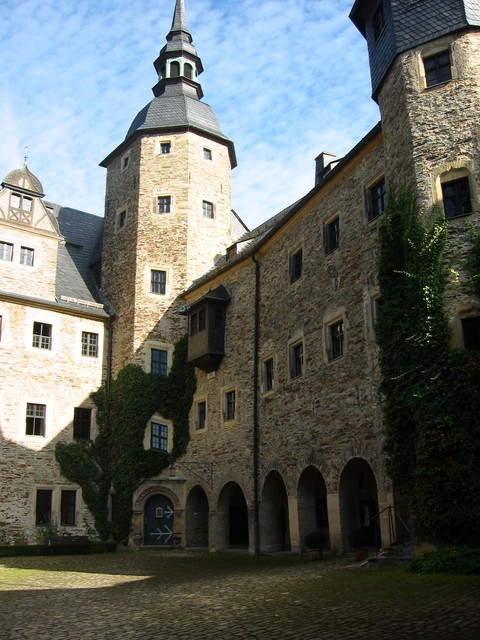 Innenhof Burg Lauenstein