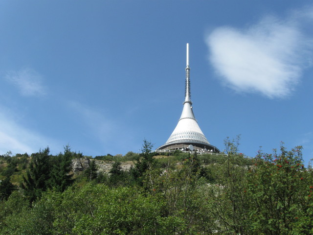Der Gipfelturm &ndash; Ziel des Prologs der Riesengebirgs-Rundfahrt 2016.