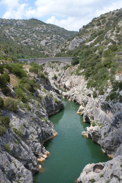 Gorges de l'Hérault (St.Jean-de-Fos): Teufelsbrücke.