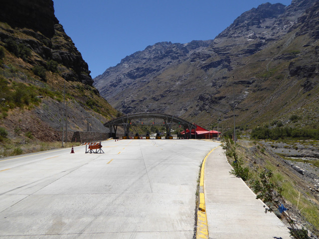 Mautstation chilenische Seite, 41 km, 1650 m