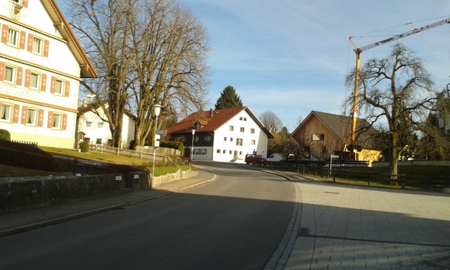 Deuchelried Dorfplatz.